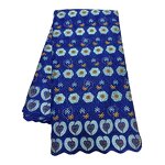 Embroidered Voile Lace Fabric Manufacturer - High Quality 100% Cotton Eco-Friendly with Rhinestones for Wedding Dresses Party