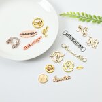 Garment Metal Label Manufacturer - Factory Design Custom Embossed Brand Logo Sew in