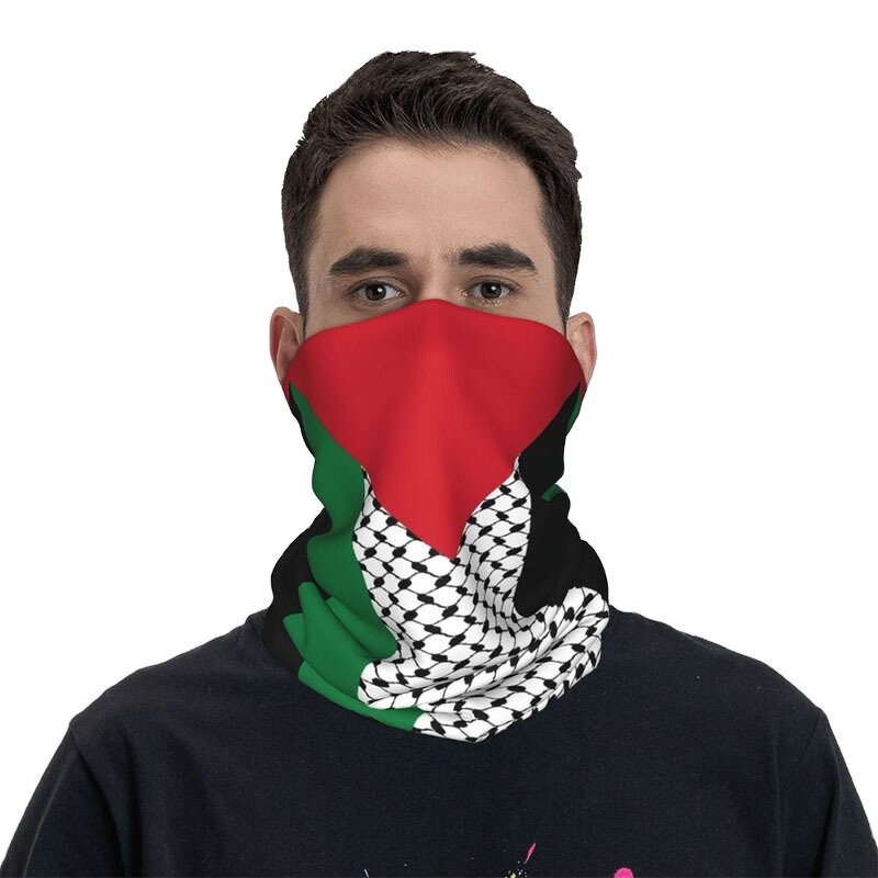 Palestinian Scarf Manufacturer - 2024 Traditional Cotton Polyester Bandana Face Cover Neck Gaiter for Winter