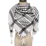 Keffiyeh Scarf Manufacturer - Original Kuffiyeh Woven Royal Shemagh Handmade Arab Print Palestine