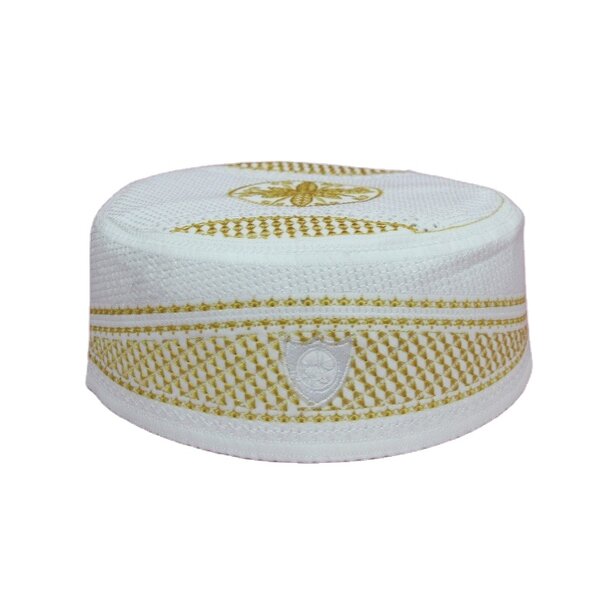 Muslim Hat Manufacturer - New Style Prayer Exquisite Gold Thread Full Embroidery Turkish for Men