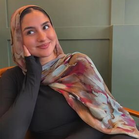 Watercolor Head Scarf Manufacturer - Hot Sale Cross-Border Satin Printed Modal Cotton Shawl for Autumn