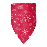 PET Scarf Bib Manufacturer - Christmas Triangle Polyester Cat Dog Drool Headgear Apparel