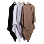 Women's Turbans Manufacturer - 2025 Summer Polyester Ice Silk Wrinkle Sunshade Solid Wholesale