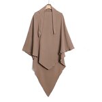 Women's Turbans Manufacturer - 2025 Summer Polyester Ice Silk Wrinkle Sunshade Solid Wholesale