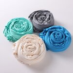 Milk Silk Scarf Manufacturer - Classic New Style Material Warm Wrap Printed Sweat Cloth with Wide Edge