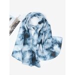 Long Hijab Scarf Manufacturer - High Quality Floral Design New Modal Bamboo Fiber Woven Breathable