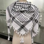 Keffiyeh Scarf Manufacturer - Original Kuffiyeh Woven Royal Shemagh Handmade Arab Print Palestine