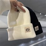 Women's Beanie Manufacturer - All-Season Cute for Autumn Winter Hot Fashion Black Knitted Cotton Skull Cap