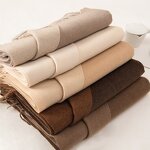 Macaron Scarf Manufacturer - 2025 New Model Double-Sided Women's Winter Fashion Tassel