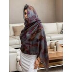 Water Print Shawl Manufacturer - Premium Ombre Marble Fashionable Cotton Bandanas for Muslim Ethnic