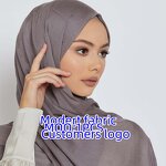 Cotton Scarf Manufacturer - Women's Pashmina Hijab with Argyle Pattern Palestinian Embroidery Sprinted