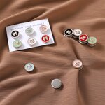 Magnetic Scarf Buckle Manufacturer - Women's Cute Dual-Purpose Iron Suction Cross-Border New Love Bow Strong Lace Flatback