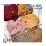 Silk Hijab Manufacturer - High Quality Medina Chiffon Custom Logo Heavy Shawl Wholesale