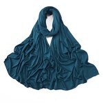 Gold Foil Jersey Hijab Manufacturer - 2025 New Shimmer Premium Quality Stretchy Shawl Printed Dubai Headscarf