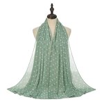 Gradient Shawl Manufacturer - High Quality Flower New Fashion Muslim Gauze Convenient Arab Hijab