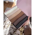 Hijab Gift Box Manufacturer - Saudi Women's Mixed Colour Jersey Chiffon Cotton Printed Pattern Personalized