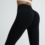 Sports Bodysuits Manufacturer - Women's Quick-Drying High-Waisted Autumn Winter Butt-Lifting for Cycling Yoga Long