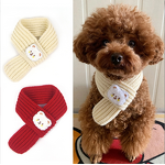 Pet Costume Scarf Manufacturer - Cartoon Panda Cat Knitted Yarn Supplies Apparel Accessory