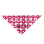 Pet Bandana Scarf Manufacturer - BestS PS113 Big Dog Valentine Double Sided Printed Polyester
