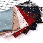 Ethnic-Style Hijab Manufacturer - Solid Muslim Printed Chiffon Long Arab Headscarf Floral Islam Shawl Wrap Logo