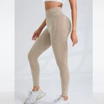 Fitness Pants Manufacturer - Women's Autumn Winter Quick-Drying High-Waisted Butt-Lifting Long Sports Cycling Yoga