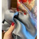 Silk Scarf Manufacturer - 108*108 CM 100% REAL New Double-sided square Summer Mother's Souvenir