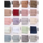 Pure Chiffon Hijab Manufacturer - Women's New Embroidery Lace With Hot Pearl Long Square Summer