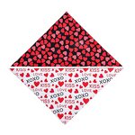 Pet Bandana Scarf Manufacturer - BestS PS113 Big Dog Valentine Double Sided Printed Polyester