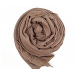 Jersey Scarf Manufacturer - Light Plate Mercerized Cotton Hat Monochrome Shawl High Quality Elastic Breathable