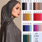 Customizable Hijab Shawl Manufacturer - Floral Polka Dot Leopard Light Breathable Jersey for Muslim Women