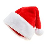 Santa Claus Hat Manufacturer - 2025 Unisex High-Grade Large Plush Thickened Christmas Character Decorations for Adults