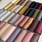 Satin Crinkle Scarf Suit Manufacturer - Muslim Hijab Box Multicolor Scarf Combination Suit
