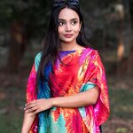 Simulation Silk Blouse Manufacturer - 2024 Spring Summer Collection New Women's XXL Brocade Sunscreen Dress Beach Vacation