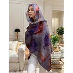 Water Print Shawl Manufacturer - Premium Ombre Marble Fashionable Cotton Bandanas for Muslim Ethnic