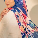 Pleated Chiffon Shawl Manufacturer - 2024 Latest Premium Printed Crepe Malaysia Women Hijab