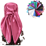Satin Silk Hijab Manufacturer - OEM New Wholesale 90x90 Panuelos De Seda Plain for Outdoor Use