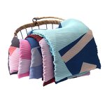 Printed Chiffon Hijab Manufacturer - Premium Trendy Argyle Crinkle Shawl Bubble Pop for Summer