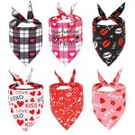 Pet Bandana Scarf Manufacturer - BestS PS113 Big Dog Valentine Double Sided Printed Polyester