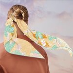 Triangle Scarf Manufacturer - Korean Autumn Thin Niche Design Shawl Fashion All-match Decorative