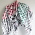 Men's Yashmagh Manufacturer - Shemagh Arafat Scarf Keffiyeh Long Square Arabic Hijab Cap Black Modal