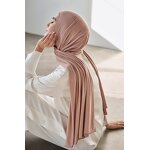 Fashion Scarf Manufacturer - Wholesale Mercerized Cotton Premium Jersey Hijab Muslim Women Stretchy Rayon