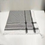 Keffiyeh Scarf Manufacturer - Original Kuffiyeh Woven Royal Shemagh Handmade Arab Print Palestine