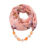 Silk Scarf Manufacturer - Fashion Female Bamboo Cotton Print Necklace Ladies Ethnic Dot Pattern Jewelry Summer Autumn Winter
