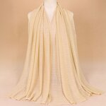 Golden Thread Turban Manufacturer - Pure Color Muslim Arab Turban Scarf