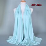 Jersey Hijab Scarf Manufacturer - High Quality Plain Monochrome Stretch Breathable for Women