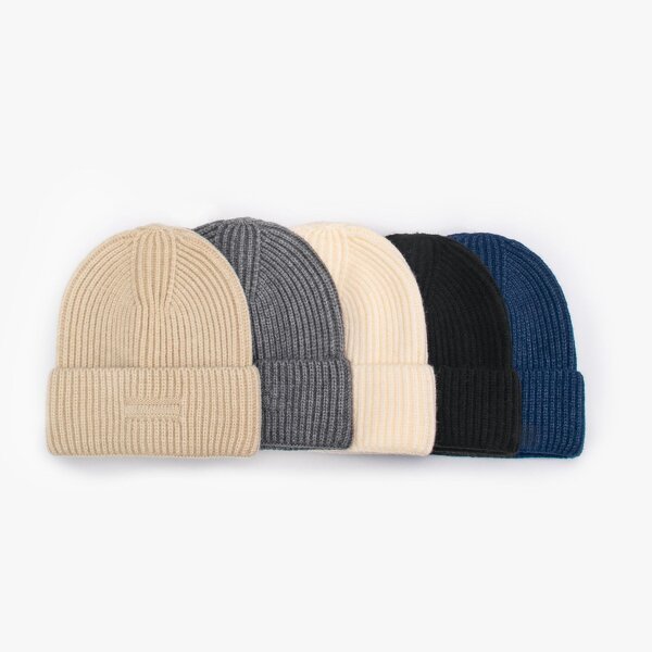 Wool Beanie Hat Manufacturer - European American Cross-Border Jacquard Knitted Outdoor Warm Padded Wholesale
