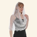 Triangle Scarf Manufacturer - Fashion Plain Small Lady With Lace