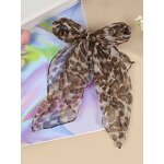 Satin Silk Scarf Manufacturer - OEM Panuelos De Seda 42*115 Fashion Cashew Printed