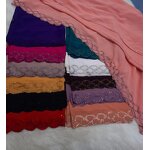 Luxury Silk Hijab Manufacturer - New Fashion Islamic Scarf Long Hot Diamond Chiffon Shawl Exclusive Design for Muslim Women